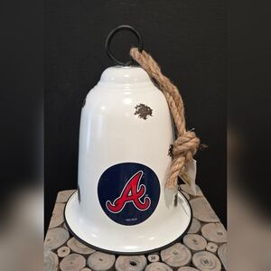 Oversized 13" Tall Atlanta Braves Christmas bell NWT
